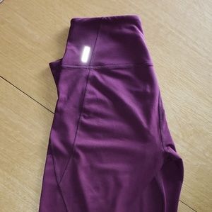 Zella athleisure dark wine XL crop leggings
